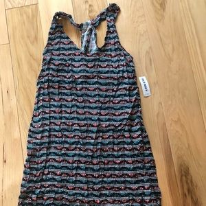 Twist racer back style short dress